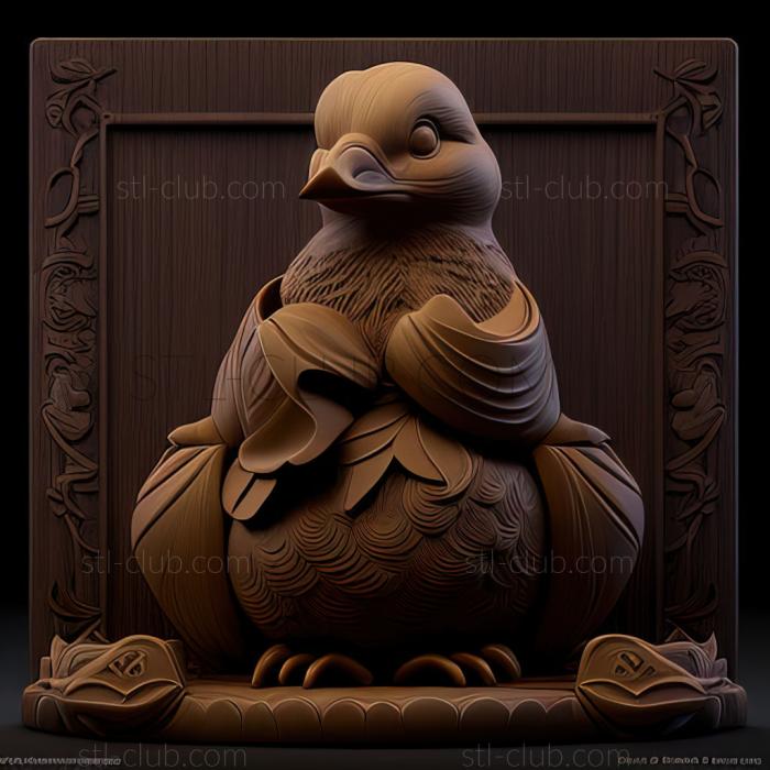 3D модель Так близко, но так далеко Kamonegis Sitting Duck (STL)